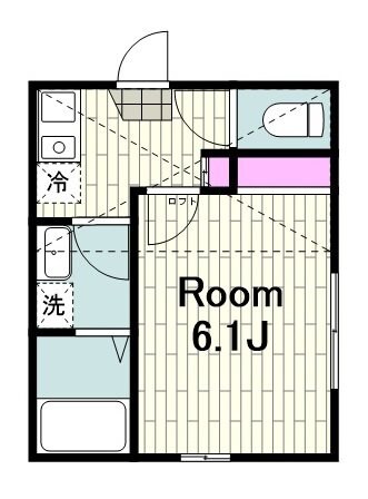 ルミナス東白楽の物件間取画像