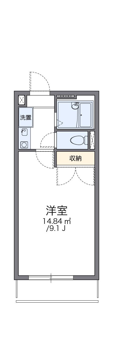 レオパレスクレアIIの物件間取画像