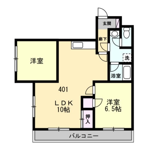 サンコーポ岩野の物件間取画像