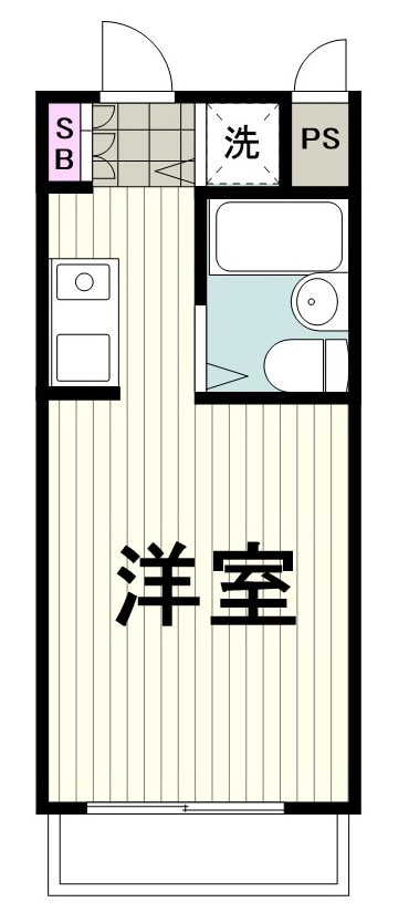 LAZPLACE TUNASHIMAの物件間取画像