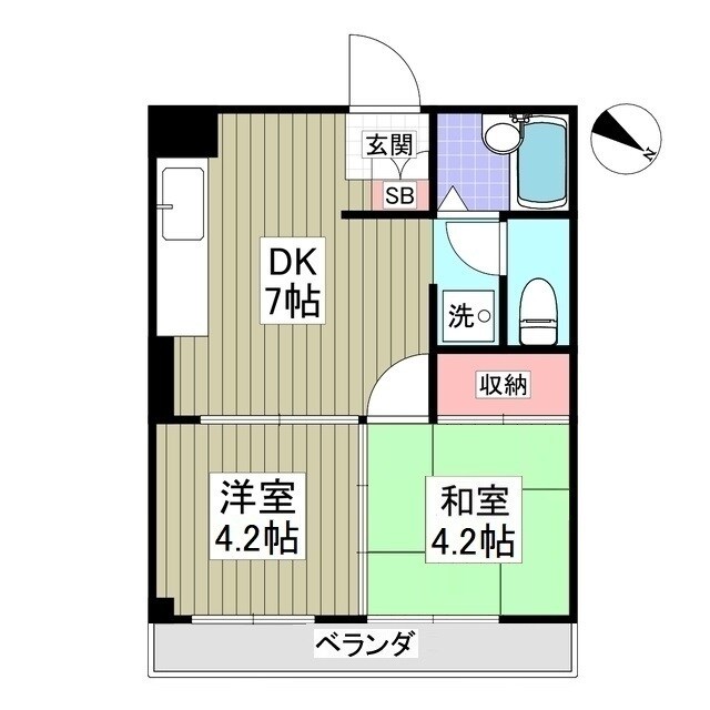 KOシティ5の物件間取画像