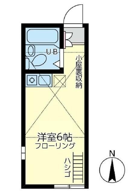 ユナイト東白楽コンパーニュの森の物件間取画像