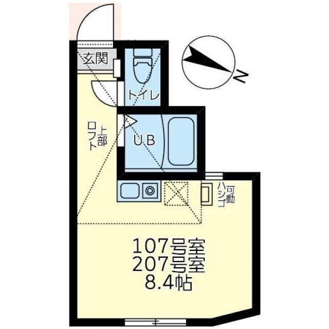 ユナイト三ッ沢ジエトロの杜の物件間取画像