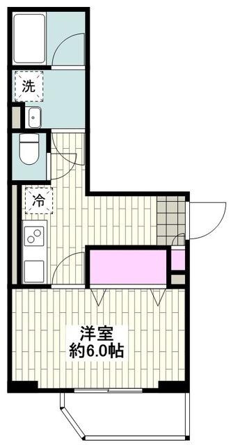 プランドール横浜の物件間取画像