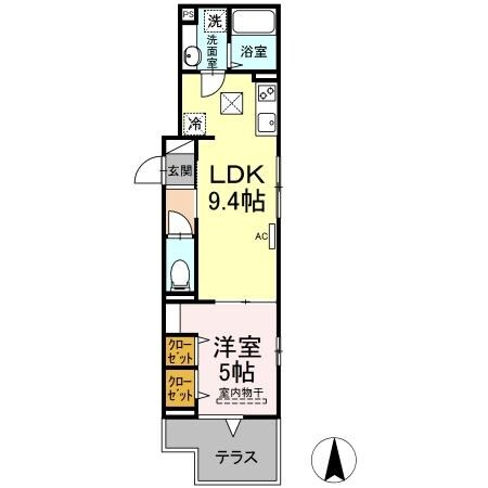 サニーコート高松の物件間取画像