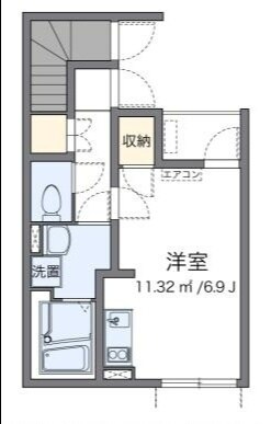 クレイノ浜田山Ｂの物件間取画像