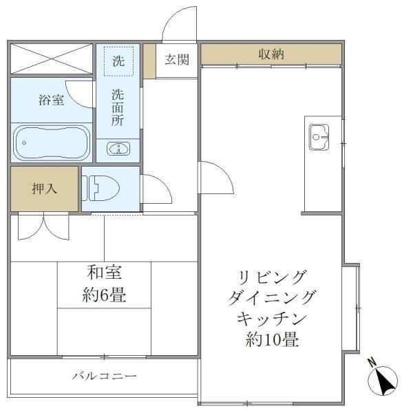 クレル洸雙の物件間取画像