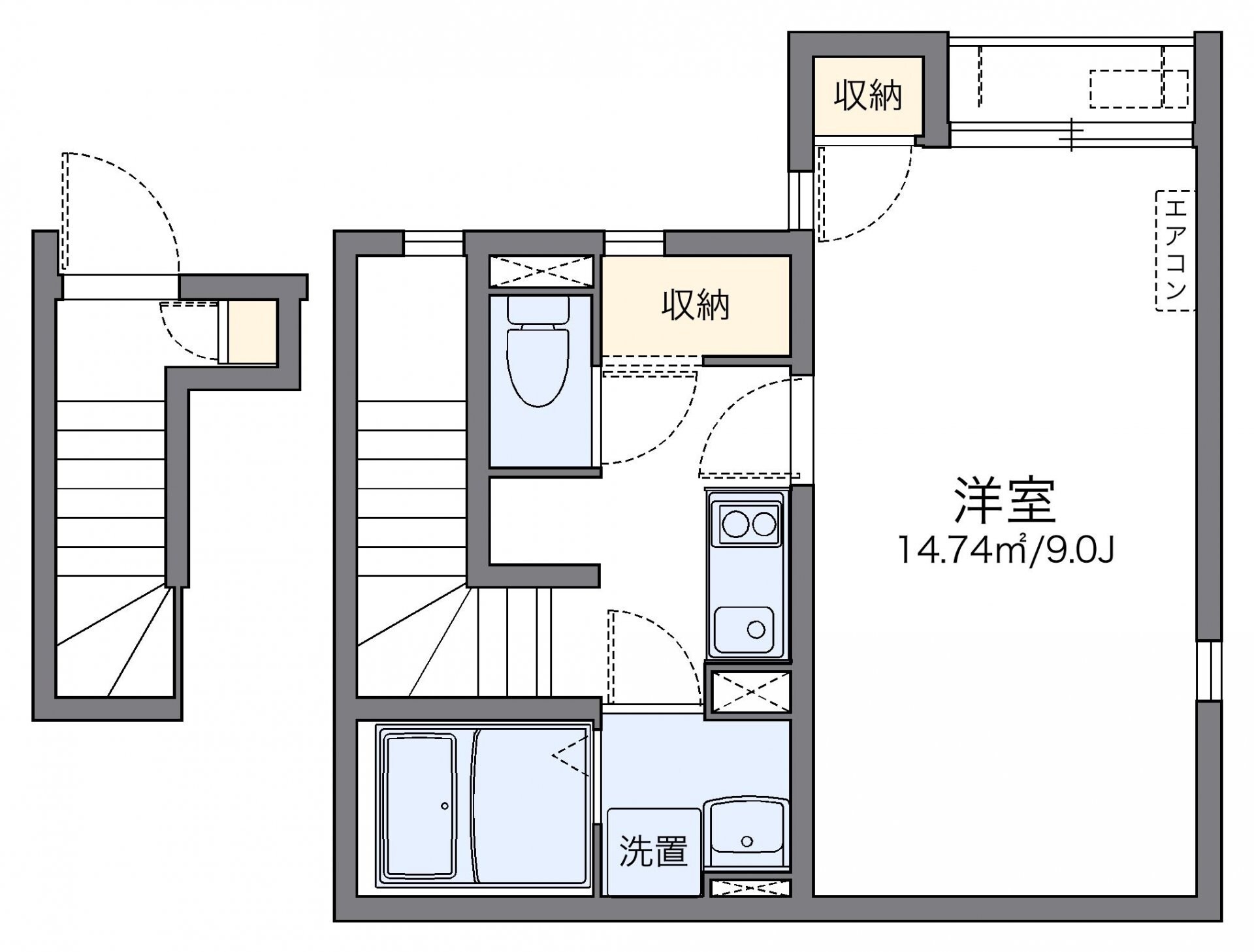 レオネクストワンの物件間取画像