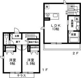 仮称)杉並区荻窪1丁目長屋住宅新築工事の物件間取画像