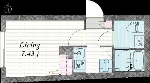 クアドール高円寺の物件間取画像