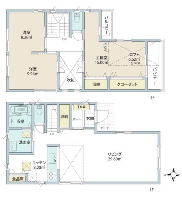 丸山戸建の物件間取画像