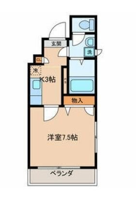 カサブランカの物件間取画像