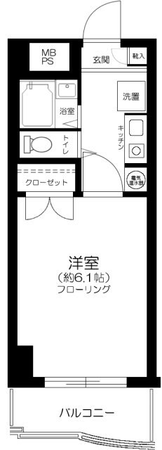 ワコーレ八幡山の物件間取画像