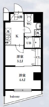 シャッツ高円寺の物件間取画像