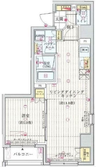 エクセレントシティ中野鷺宮の物件間取画像