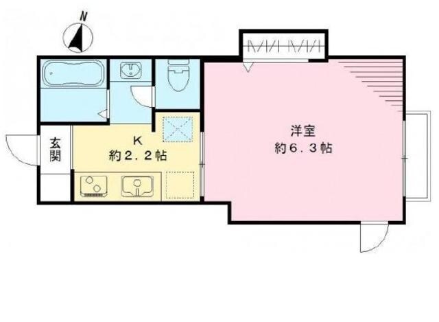 クリーンハイツＡの物件間取画像