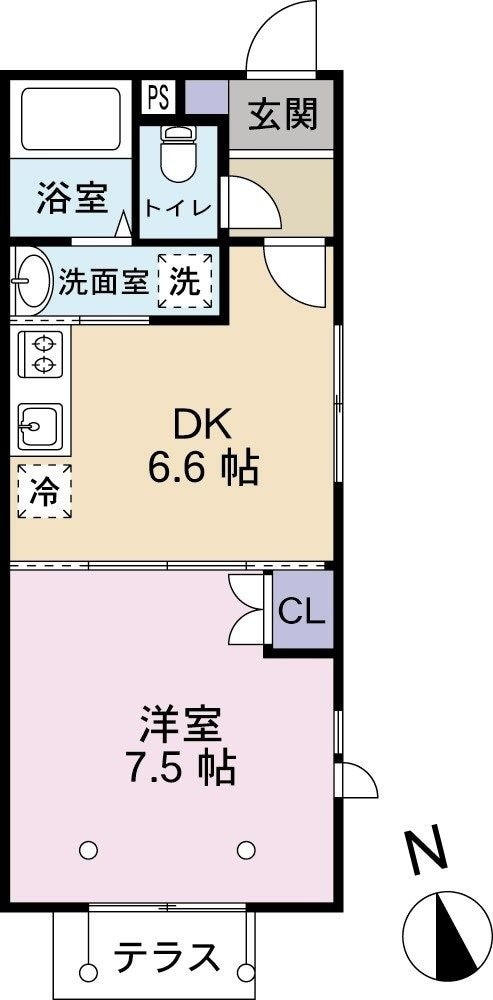 ボンヌ・シェール成城の物件間取画像