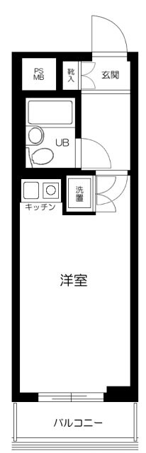 ライオンズマンション方南町駅前の物件間取画像