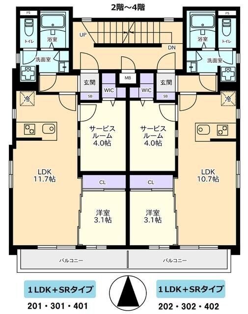 Ｖｅｒａｎｏ中野坂上の物件間取画像