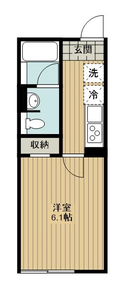 シティハイム井草庵の物件間取画像