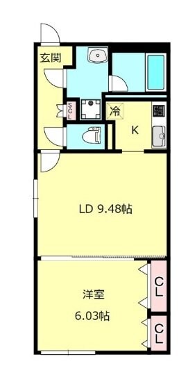 CREAL東高円寺の物件間取画像