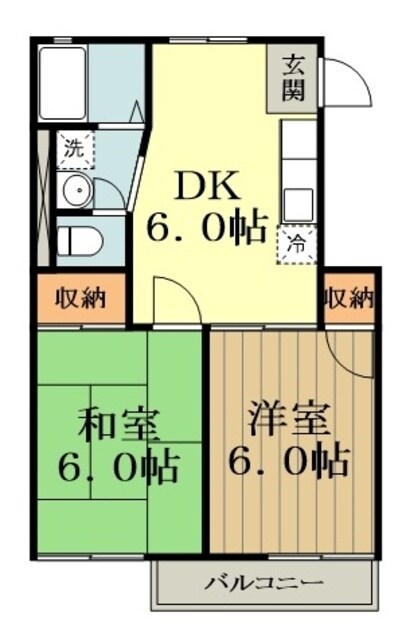 ファミール小金井の物件間取画像