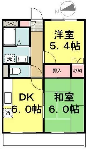 エンゼルハイム東中野の物件間取画像