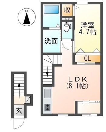 ラ・レコルトの物件間取画像