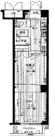 シンシア西荻窪の物件間取画像