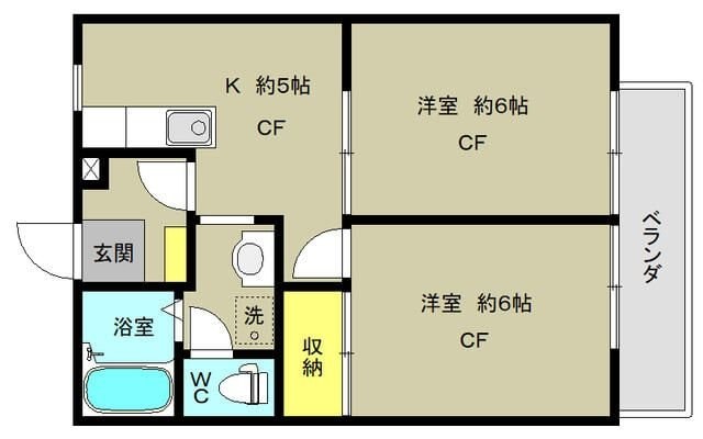 カルミアコーツの物件間取画像