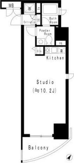 ＭＦＰＲ代々木タワーの物件間取画像