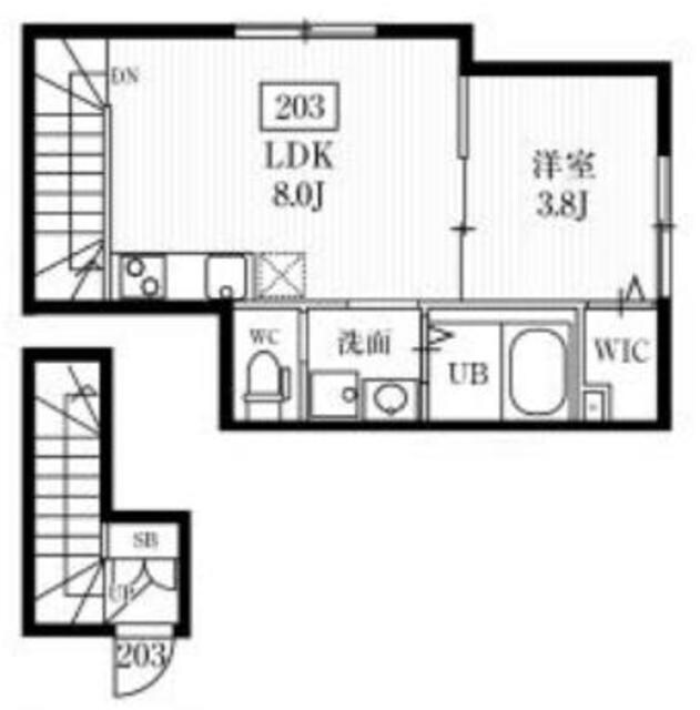 ミハス新高円寺の物件間取画像