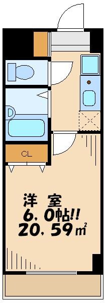 プレールカテリーナ代田橋の物件間取画像