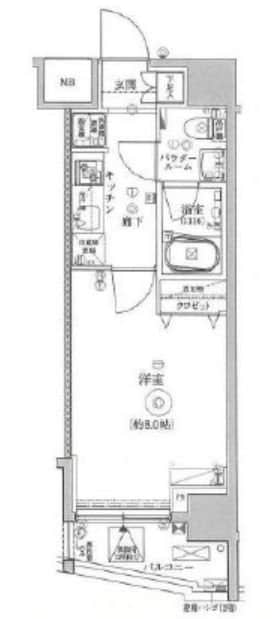 パティーナエーレ東中野の物件間取画像