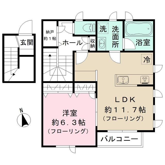 Ｓｏｌｅｉｌ　５９の物件間取画像