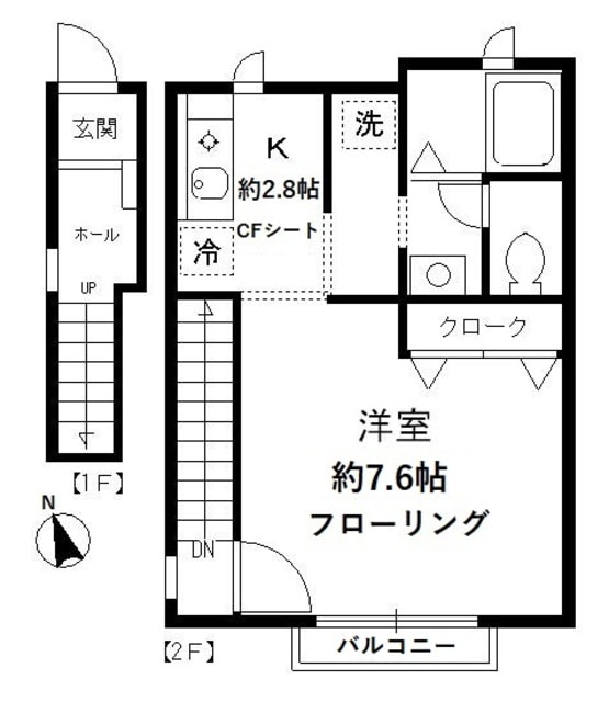 デザインコート久我山の物件間取画像