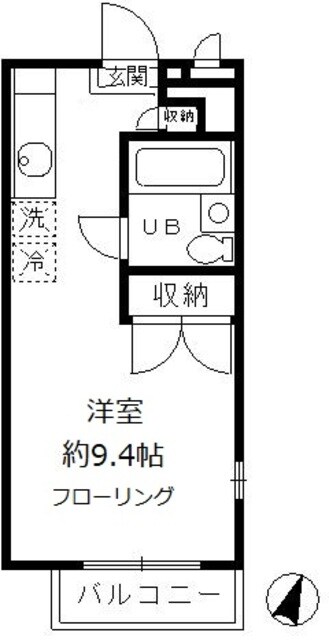 フラット・ケントの物件間取画像