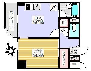 モナークマンション方南町の物件間取画像