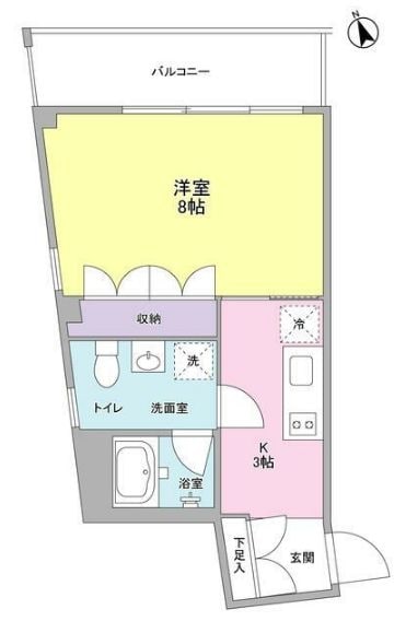 ソヨカゼテラス永福町の物件間取画像