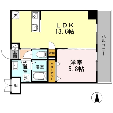 グランパルク小金井の物件間取画像