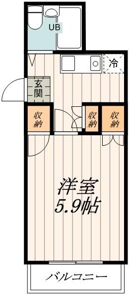 エクセレント中井の物件間取画像