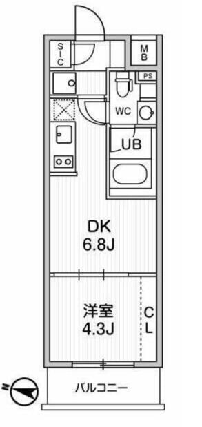 Weave Place Higashikoenjiの物件間取画像