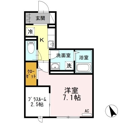 コートクレールの物件間取画像