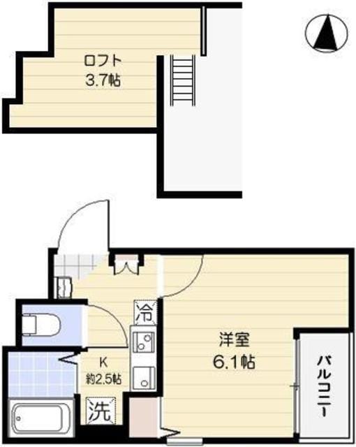 クルーセ西落合の物件間取画像