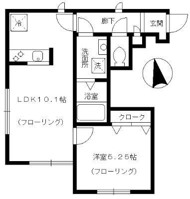 タンドリュクスの物件間取画像