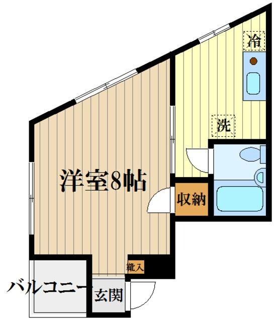 ロアジール松庵の物件間取画像