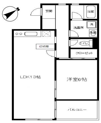 ピエタテール富士見の物件間取画像