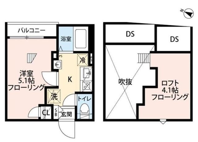 グランクオール江古田の物件間取画像