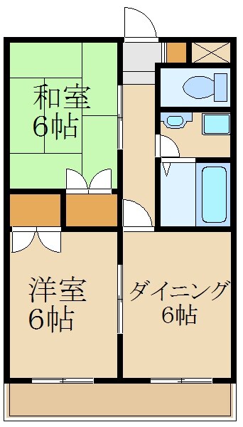 物件間取画像