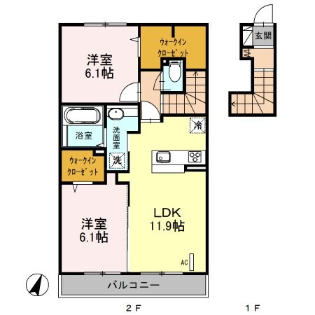 CALM　HOUSEの物件間取画像